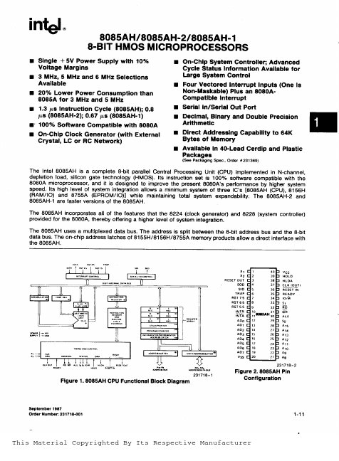 8085AH-2 Intel Corporation