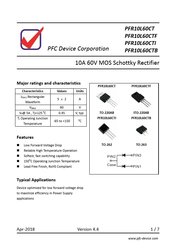 PFR10L60CTB