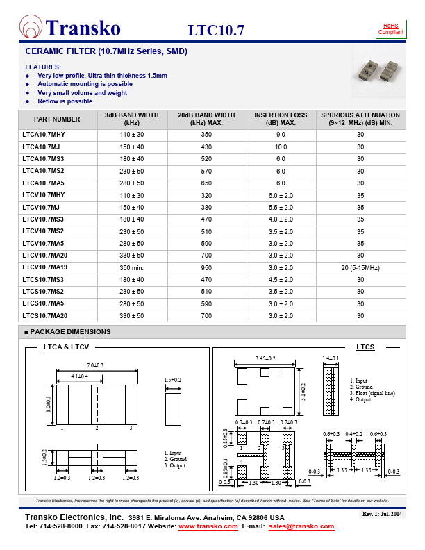 LTCA10.7MA5