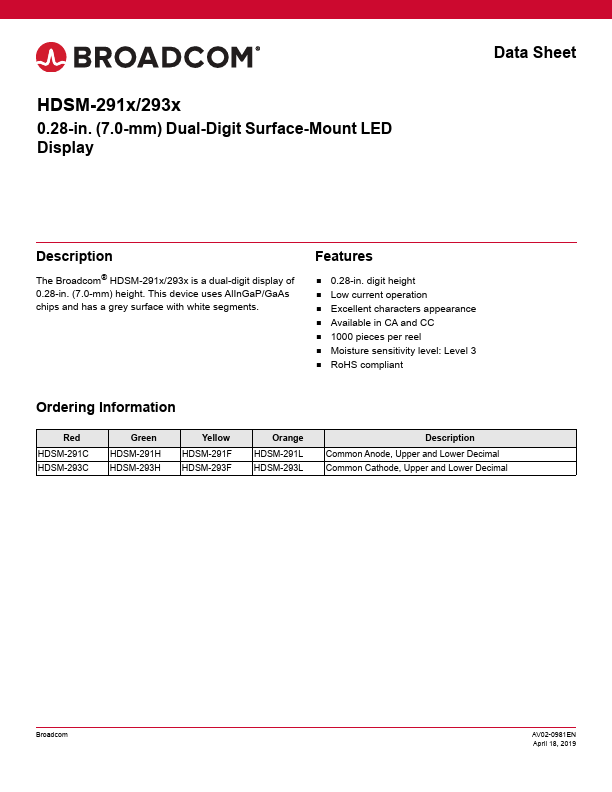 HDSM-291C