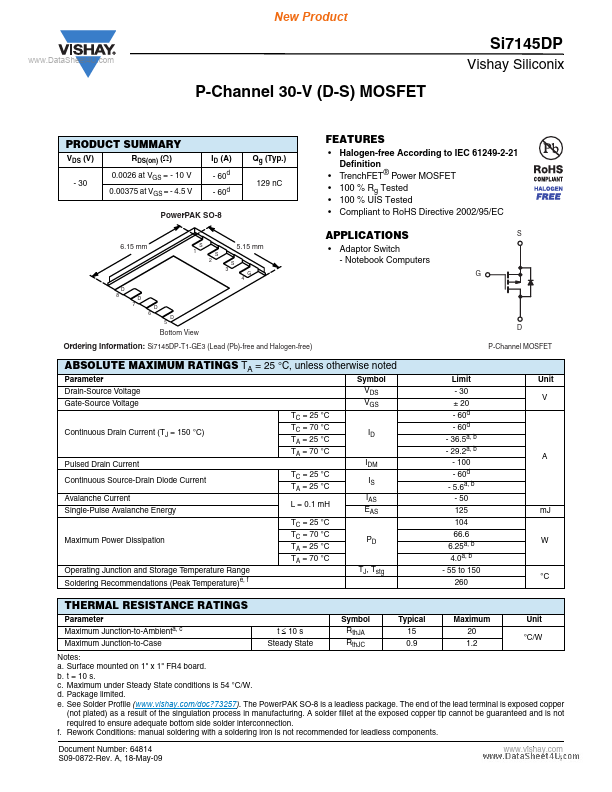 Si7145DP