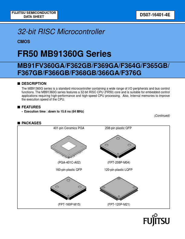 MB91F367GB Fujitsu Media Devices