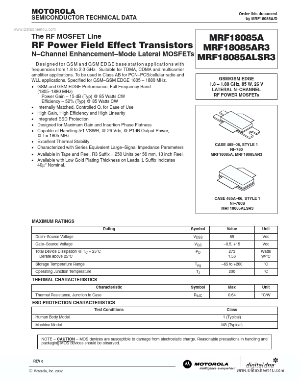 MRF18085AR3