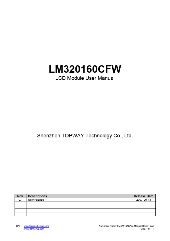 LM320160CFW