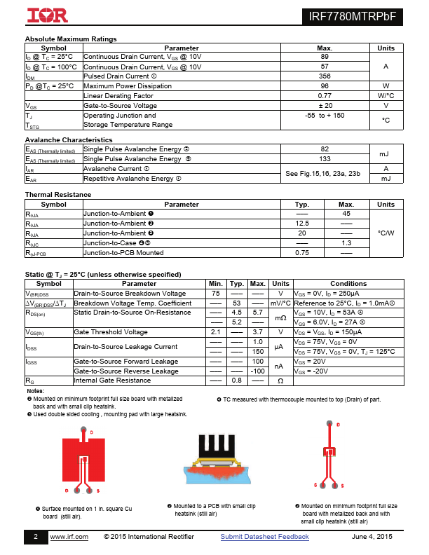 IRF7780MTRPbF