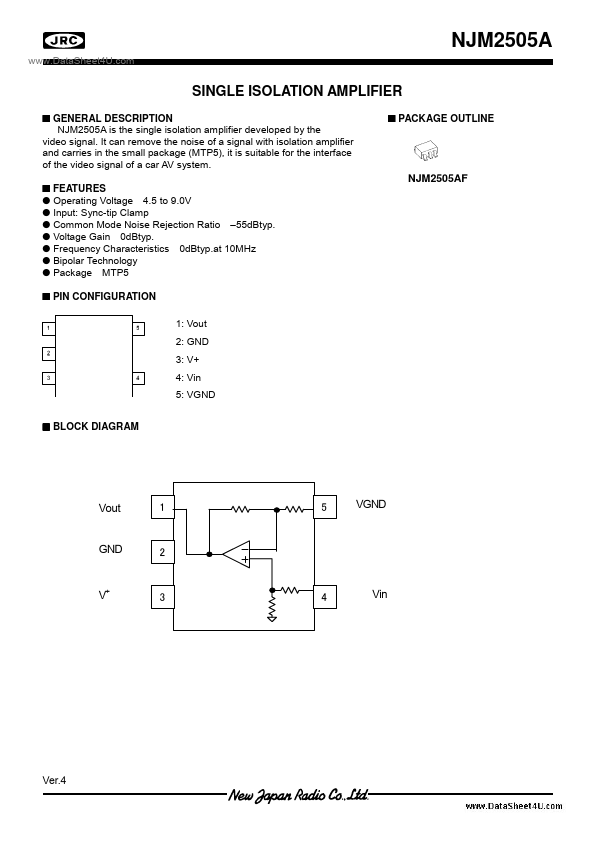 NJM2505A JRC