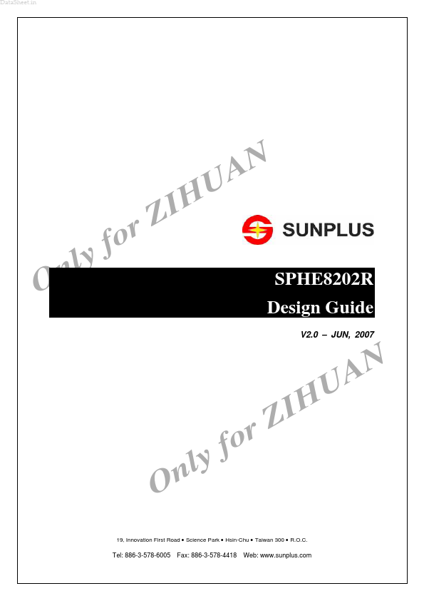 SPHE8202R Sunplus