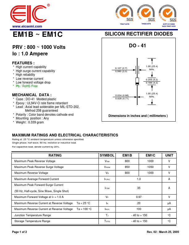 EM1C EIC