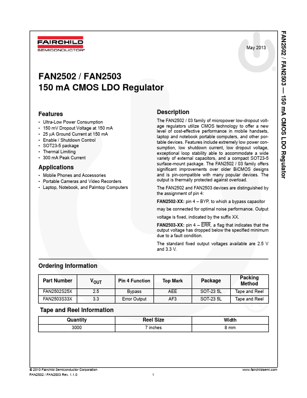 FAN2502 Fairchild Semiconductor