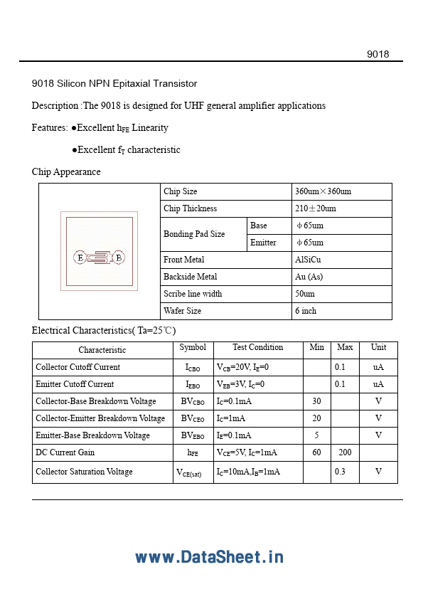 9018 Shanghai SIM-BCD Semiconductor