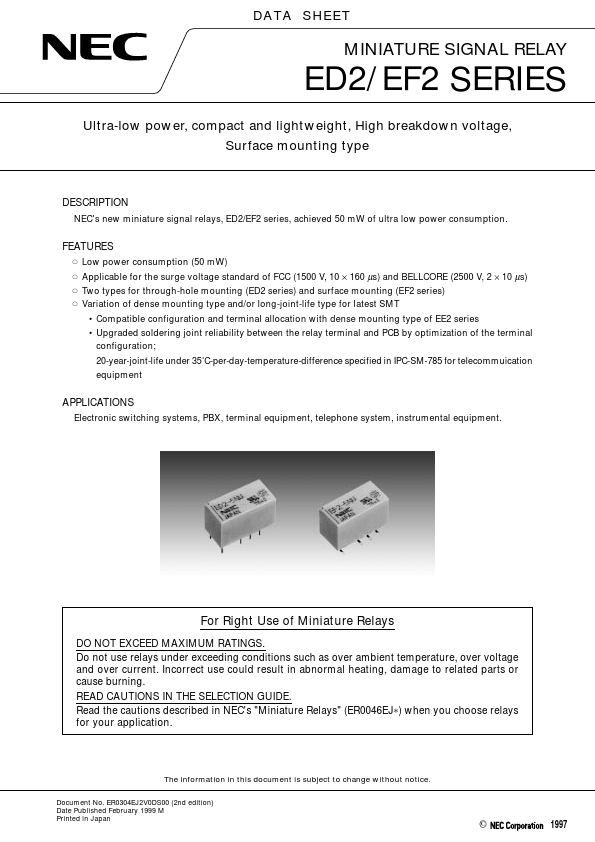 EF2-4.5TNUX NEC