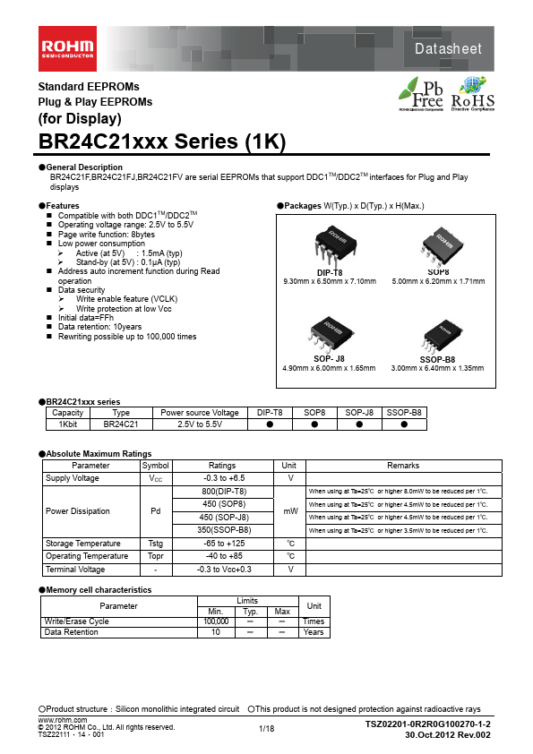 BR24C21FV Rohm