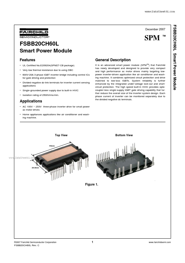 FSBB20CH60L Fairchild Semiconductor