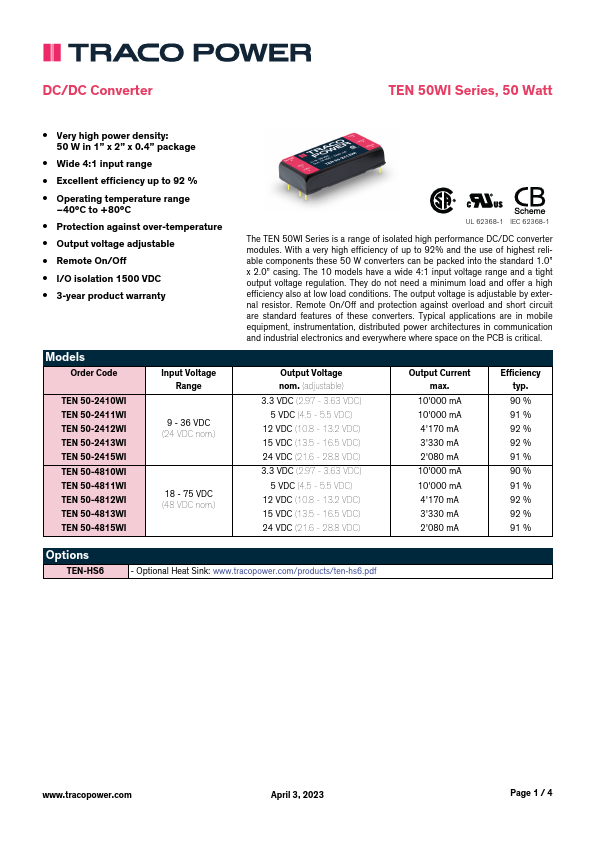 TEN50-2415WI