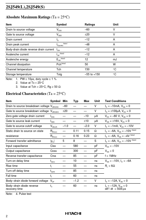 2SJ549