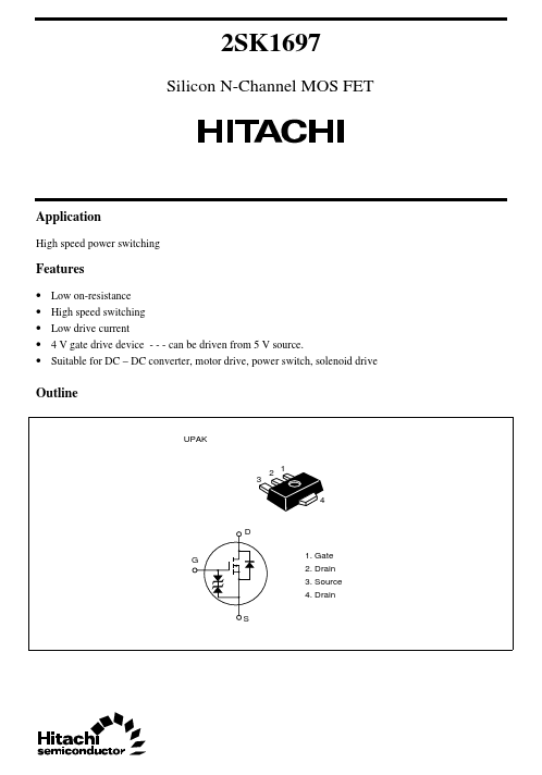 2SK1697 Hitachi Semiconductor
