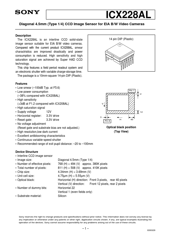 ICX228AL Sony