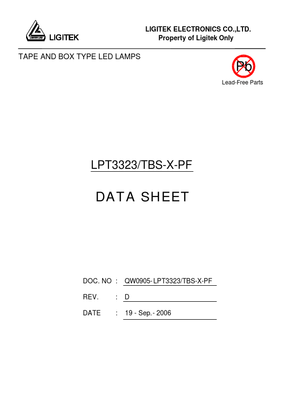 <?=LPT3323-TBS-X-PF?> डेटा पत्रक पीडीएफ