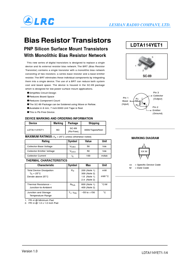 LDTA114YET1