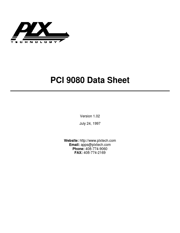 <?=PCI9060ES?> डेटा पत्रक पीडीएफ