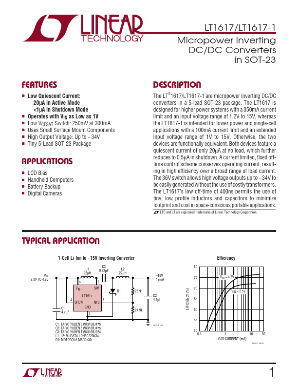 LT1617 Linear Technology