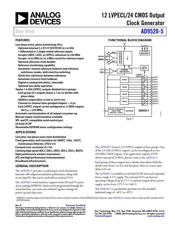 AD9520-5 Analog Devices