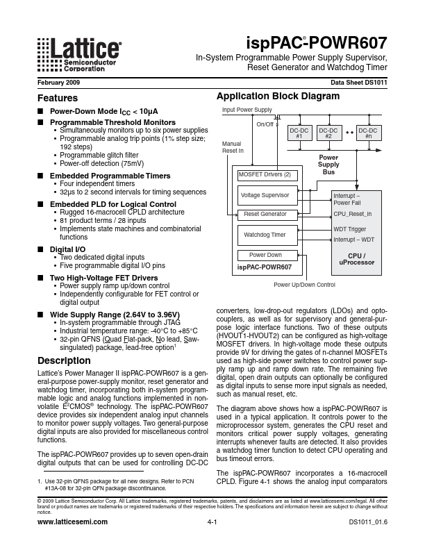 ISPPAC-POWR607