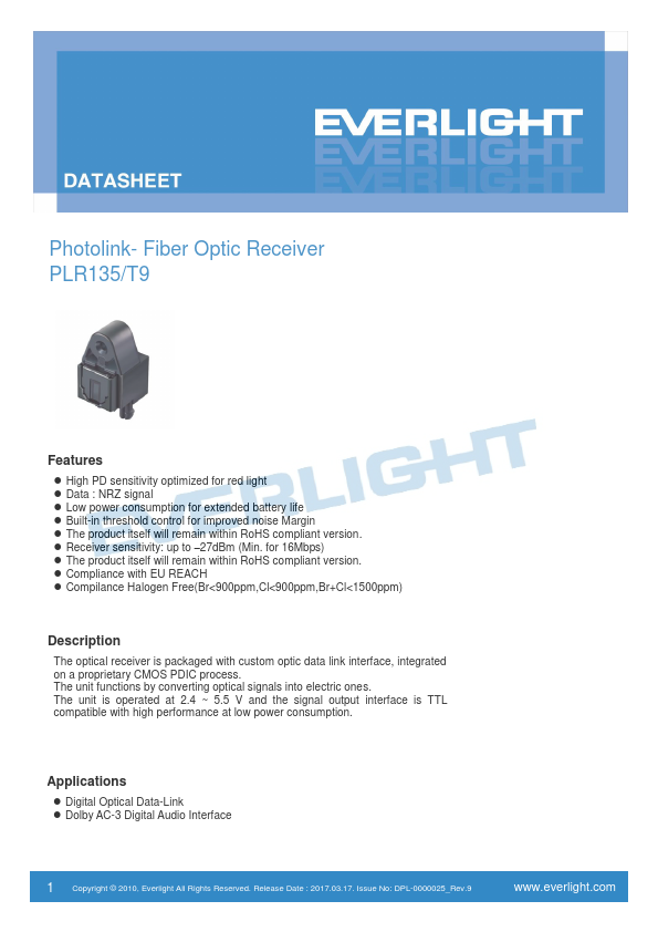 PLR135-T9 EverLight