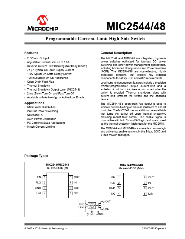 MIC2544 Microchip