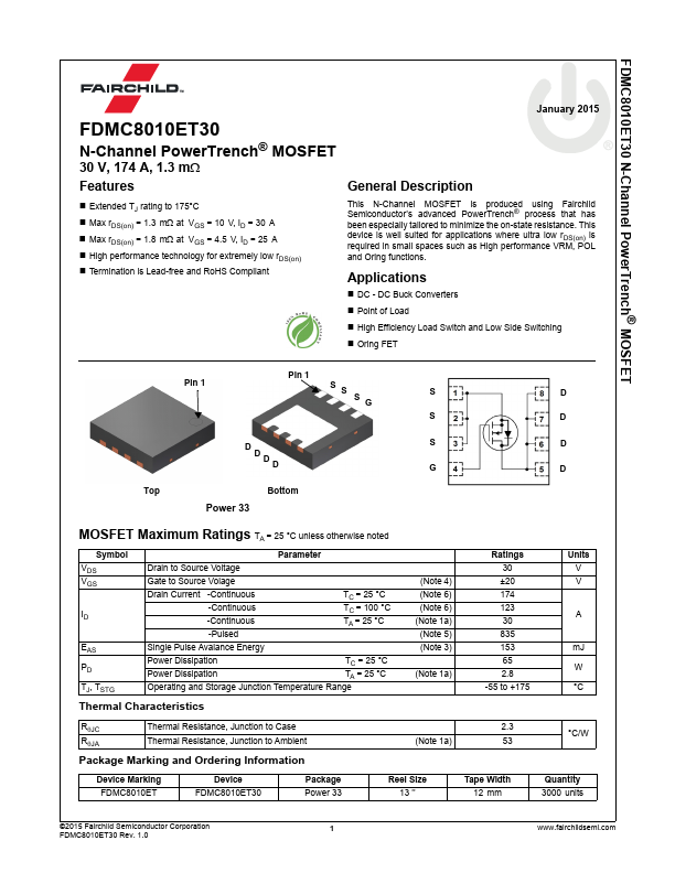 FDMC8010ET30