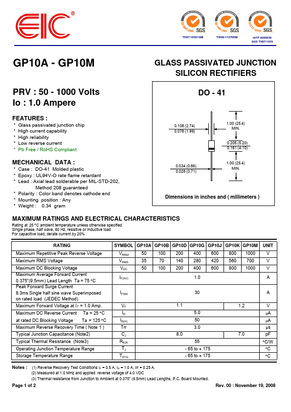 <?=GP10J?> डेटा पत्रक पीडीएफ