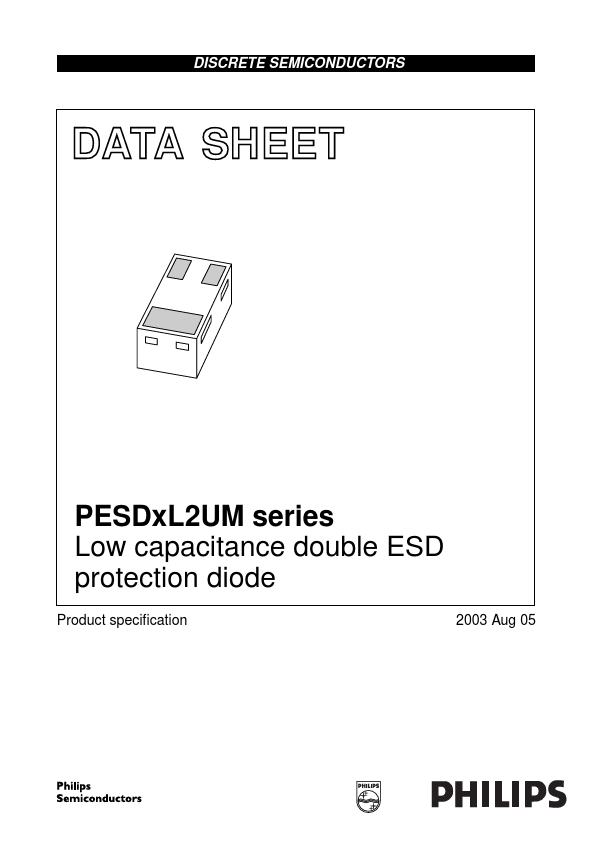 <?=PESD3V3L2UM?> डेटा पत्रक पीडीएफ