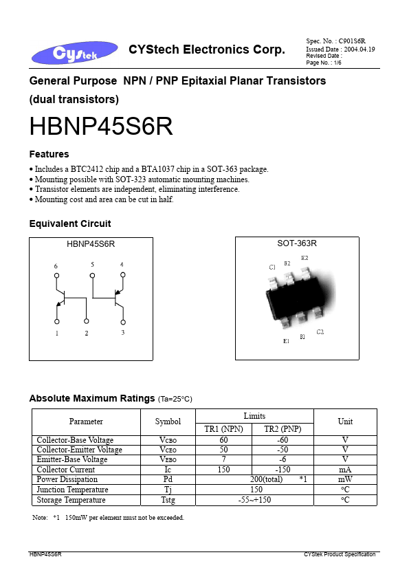 HBNP45S6R