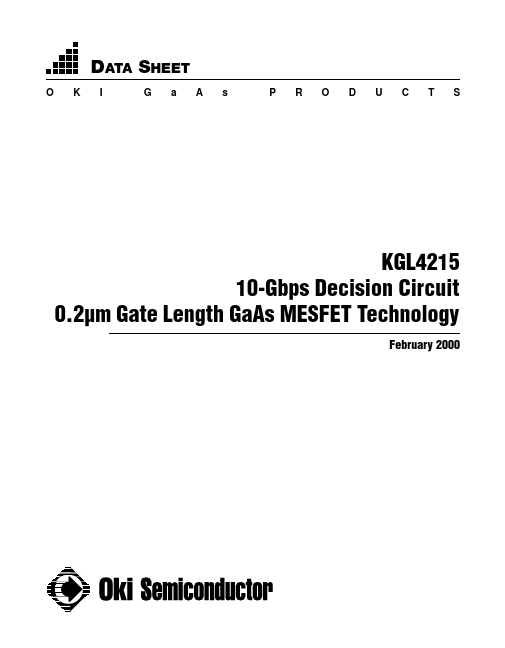 KGL4215 OKI electronic componets
