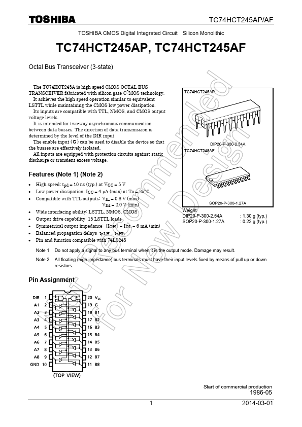 TC74HCT245AP