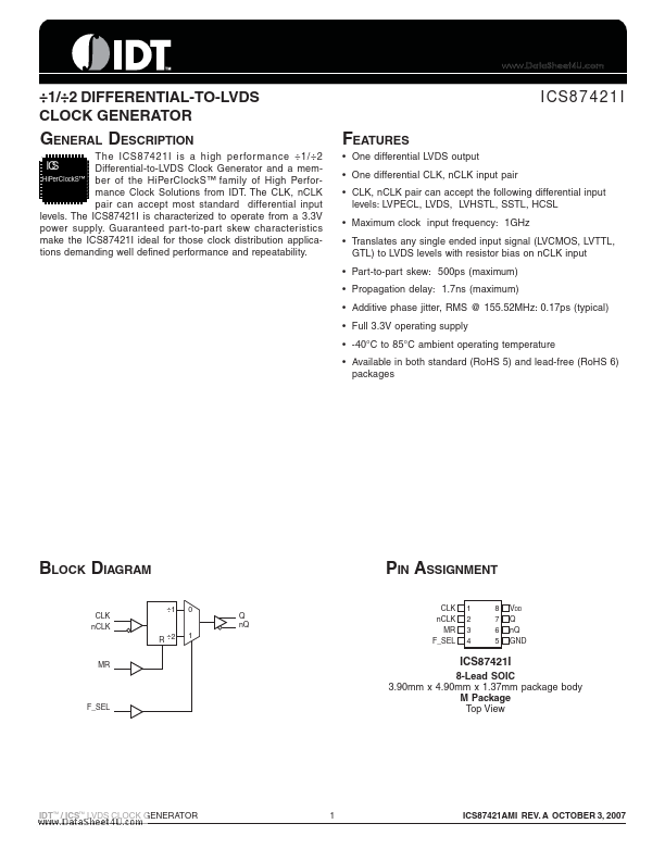 ICS87421I