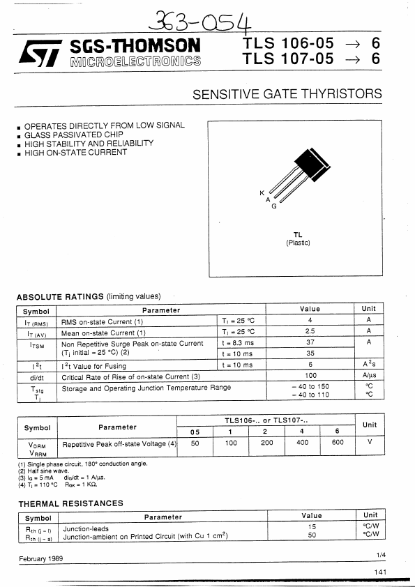 TLS106-4 STMicroelectronics