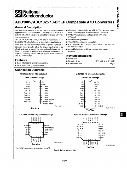 <?=ADC1025?> डेटा पत्रक पीडीएफ