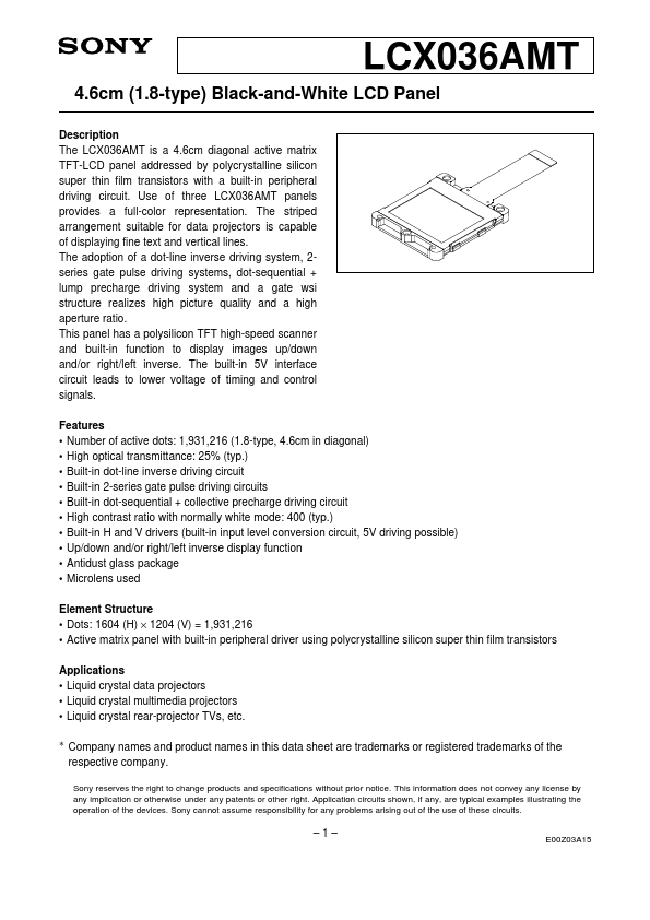 LCX036AMT