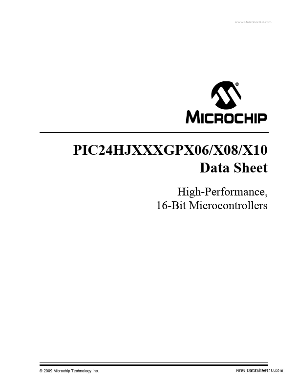 PIC24HJXXXGPX08 Microchip Technology