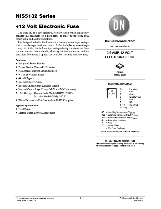 NIS5132 ON Semiconductor