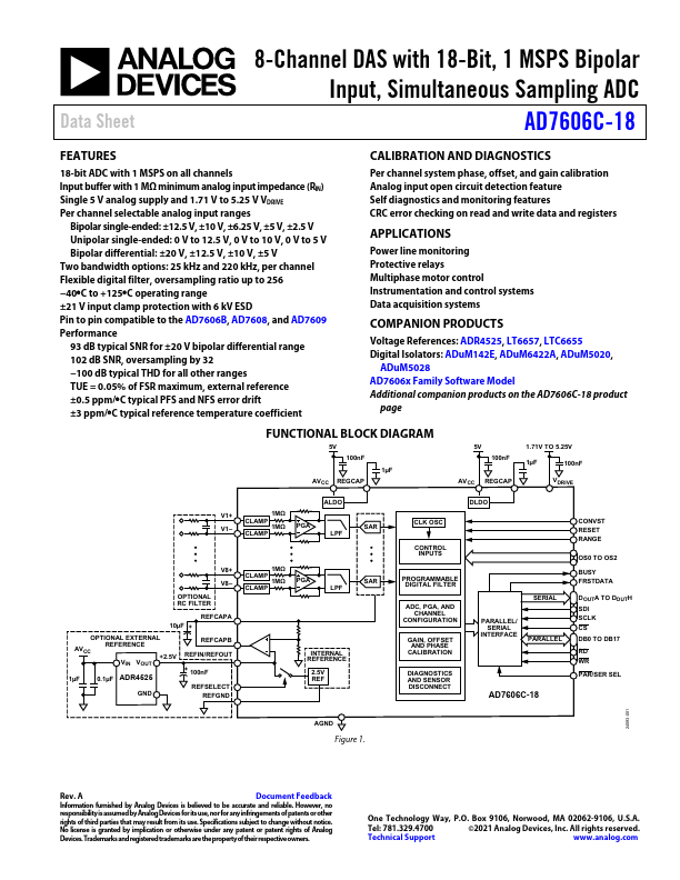 ad7606C-18 Analog Devices