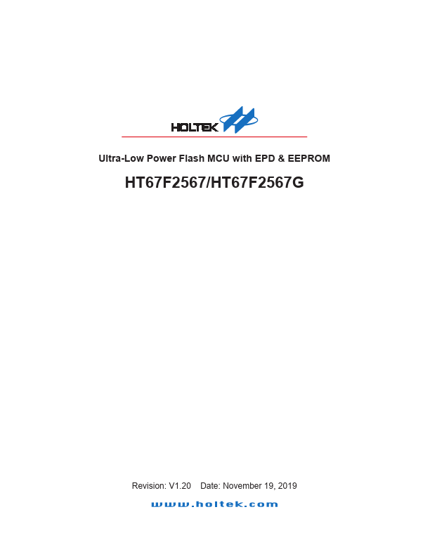 HT67F2567G Holtek Semiconductor