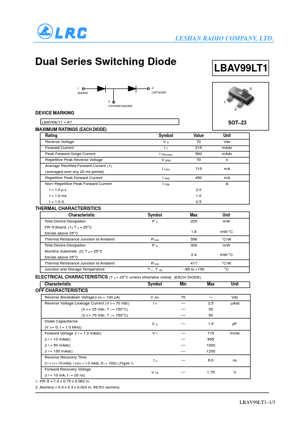 LBAV99LT1