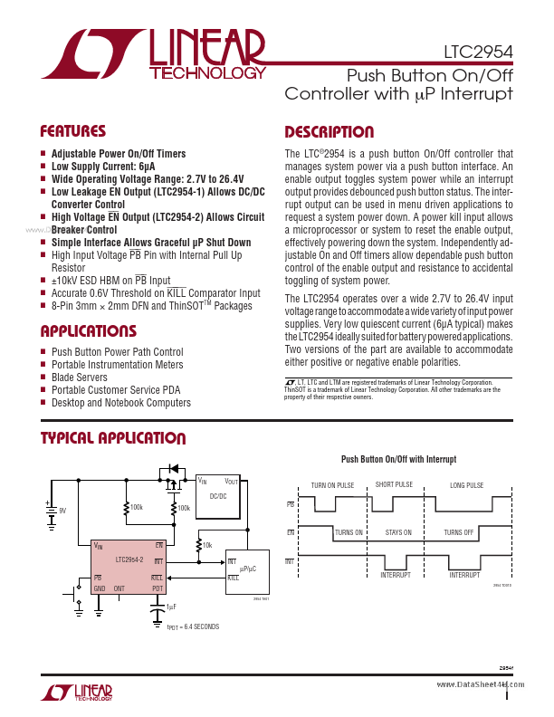 LTC2954 Linear Technology