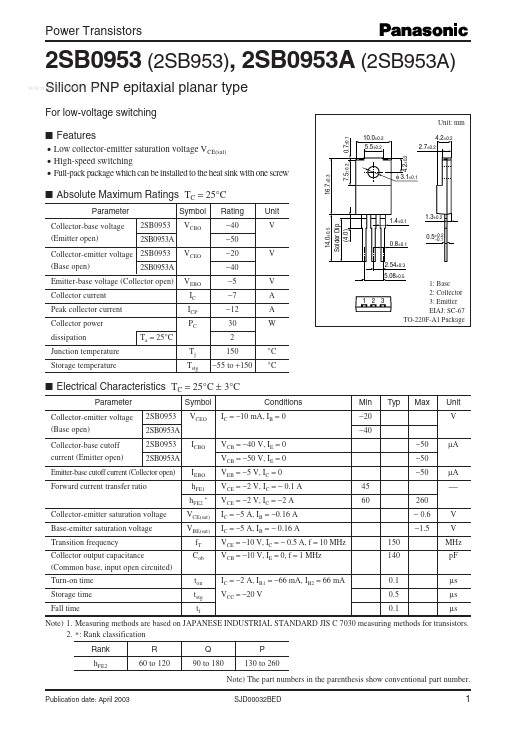 2SB953