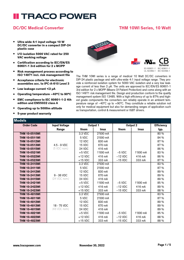 THM10-2411WI TRACO