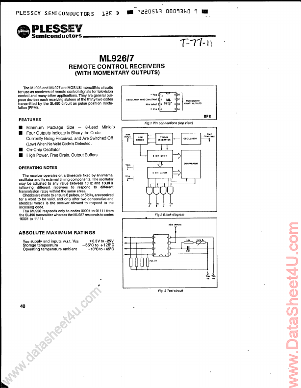 ML926 Plessey Semiconductors