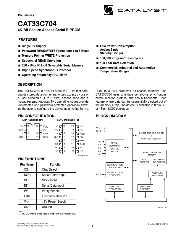 CAT33C704