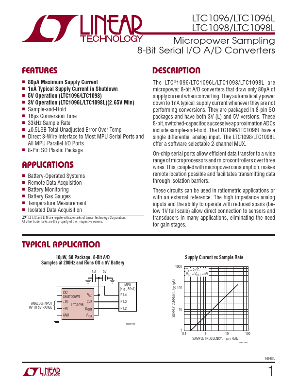 LT1098L Linear